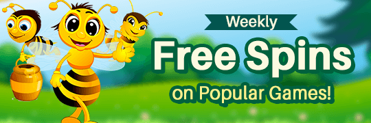 Weekly Free Spins on Popular Games!